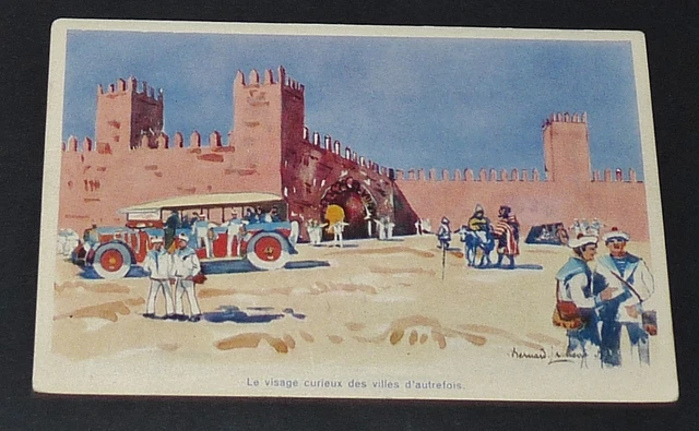 Cpa Carte Postale 1930 Colonie France Maroc Maghreb Afrique Marins Illustrateur