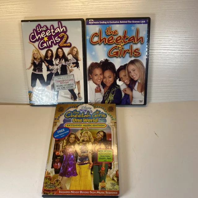 DISNEY CHEETAH GIRLS DVD Lot 1, 2, One World Raven Simone $8.98 - PicClick