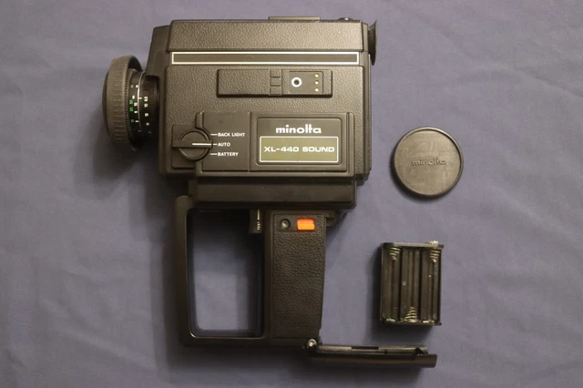Minolta 440XL Sound Super 8 Camera Working* (See Description) + Tested with Film
