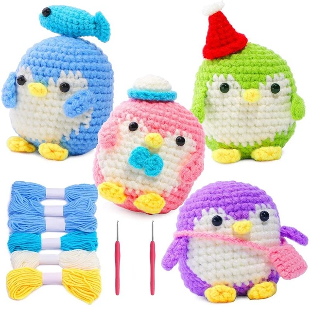Weldomcor Kit all'uncinetto per Principianti, 4 Pezzi Axolotl Kit