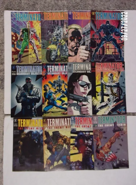 Dark Horse Terminator Lot 22 Nm Books 6 Complete Sets,1St Set,Robocop More