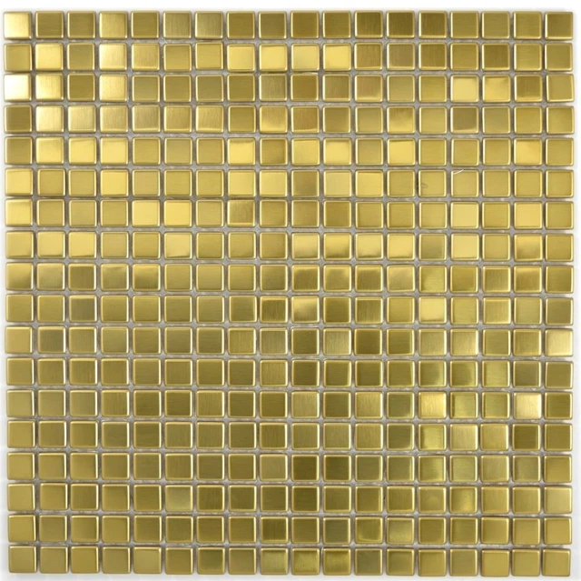 MOSAIQUE VERRALU MARTELE MARRON 1 PLAQUE 30 x 30 CM CASA LINEA