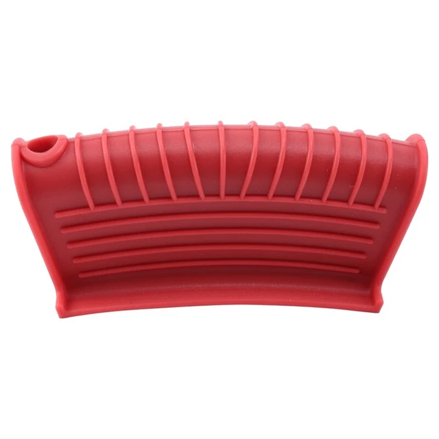 Soportes de mango caliente de silicona, paquete de 6 cubiertas de mango de hierro fundido para hierro fundido Sk C6B6