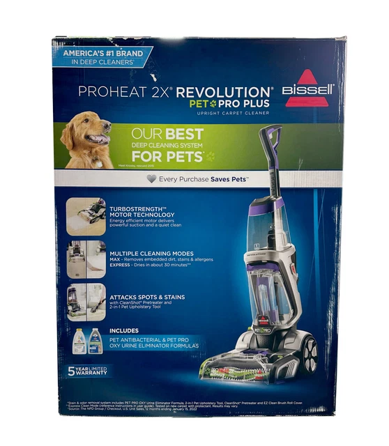 BISSELL PROHEAT 2X Revolution Pet Pro Plus Carpet & Upholstery Deep