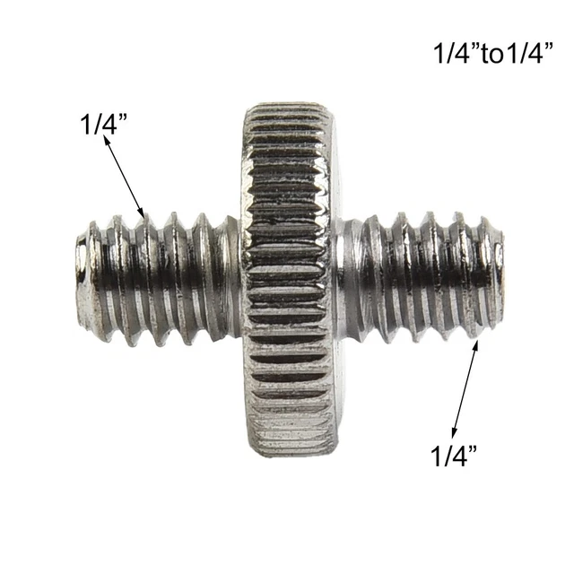 Adaptateur à vis universel pour engrenages d'appareil photo compatibilité 1/4