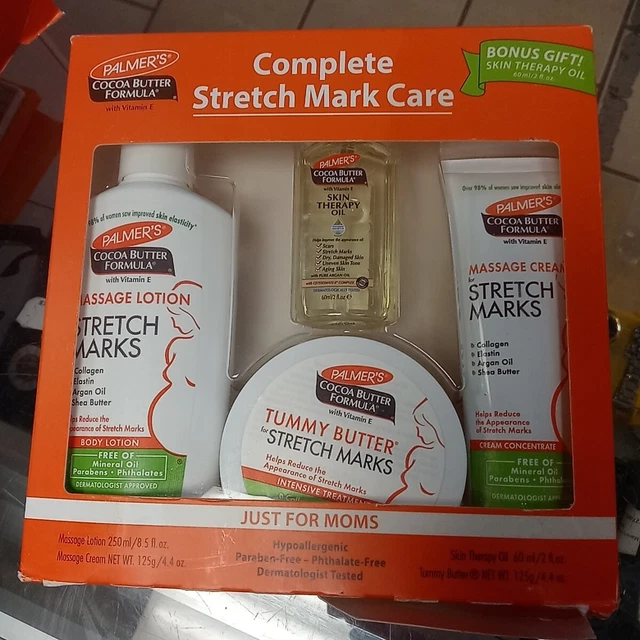 Kit completo de cuidado de la piel con estrías y embarazo fórmula de manteca de cacao Palmer's