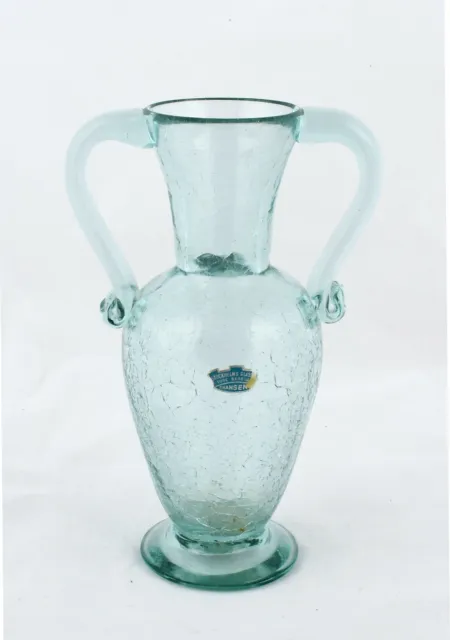 Stockholms Crackled Glass Vase