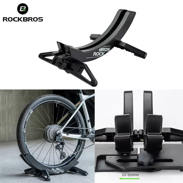 ROCKBROS Bike Stand Adjustable Width Indoor Bicycle Floor Holder Parking Rack