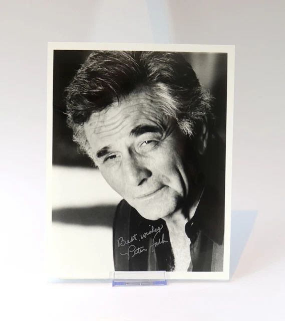 Peter Falk COLUMBO Hand Signed Autographed Photo 10x8 With Providence