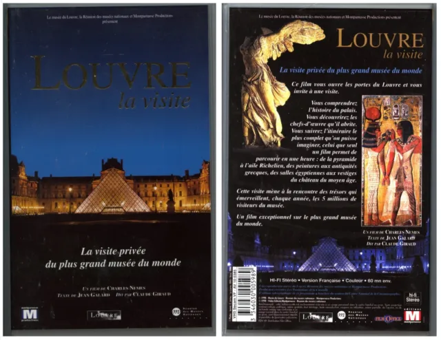 Cassette vidéo VHS : ‘’LOUVRE, LA VISITE’’ - 1998