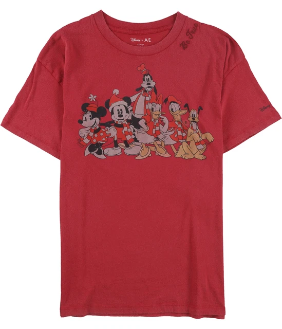 American Eagle Mens Be You Graphic T-Shirt, Red, Small