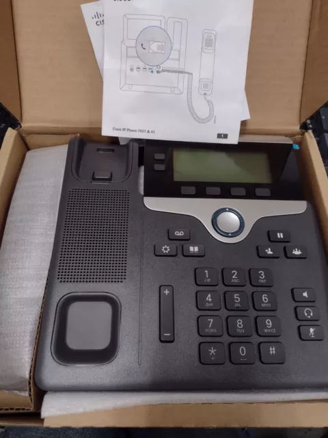 Cisco IP Phone cp-7821 with handset and cord - FAST SHIPPING! -1