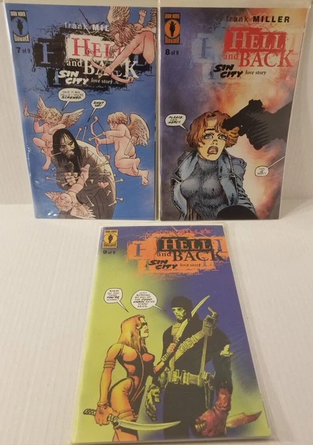 Frank Miller's 'Hell And Back A Sin City Love Story' 7, 8, 9 - 1999 Dark Horse