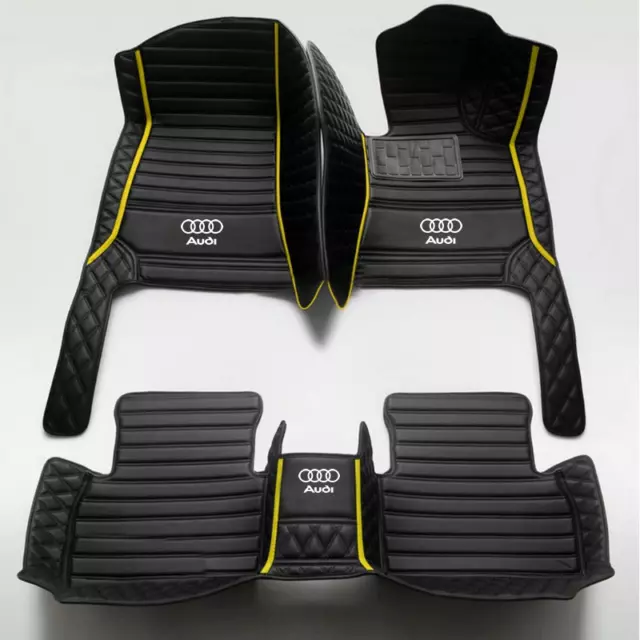 For Audi-A4, A4 Allroad B7 B8 B9 Moulded Customized Waterproof Car Floor Mat Set