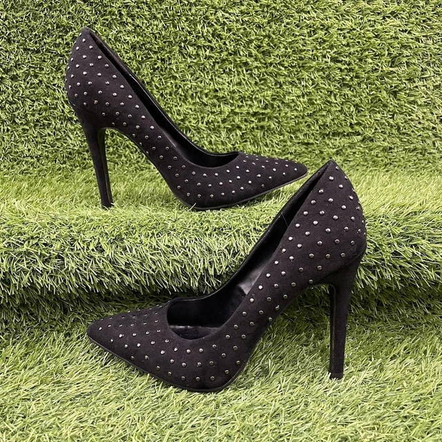 pointed heels new look black suede heels