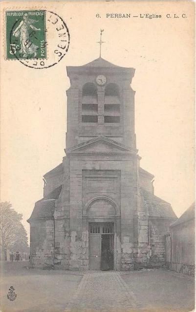 Cpa 95 Persan L'eglise