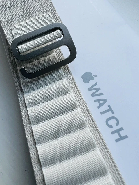 Genuine Apple Watch Ultra Strap STARLIGHT ALPINE LOOP 49/45/44mm MEDIUM 3