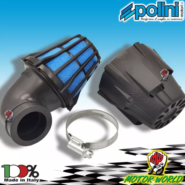 203.0093 AIR BOX FILTRO ARIA INCLINATO 90° POLINI DELL´ORTO PHBG imbocco 32mm