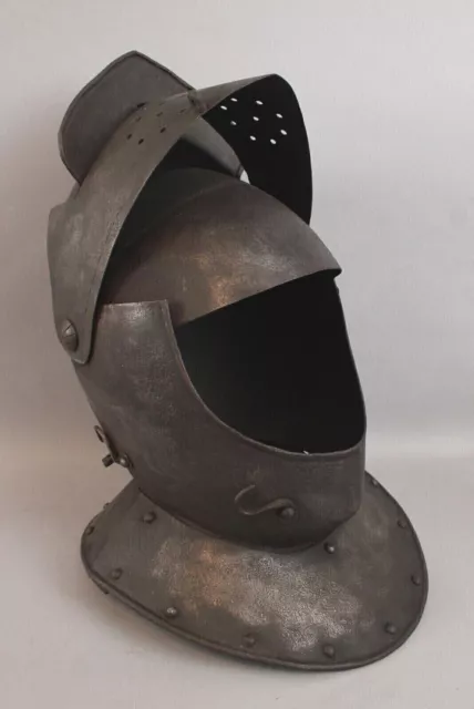 Antique Grand Tour Helmet 19th Century Hand Forged Armor Steel Helmet 2