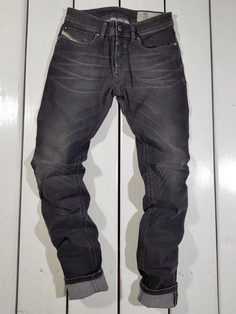 NOUVEAU DIESEL JEANS Homme W27 L32 Troxer R9F66 Slim Skinny
