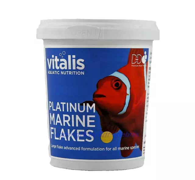 Vitalis Platinum Marine Flakes 40g Futter für Meerwasserfische 54,75€/100g