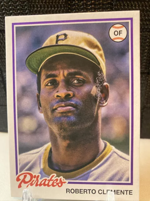 Roberto Clemente 2022 Topps Archives 1978 Variaciones De Diseño #192 Intercambio De Colores Sp