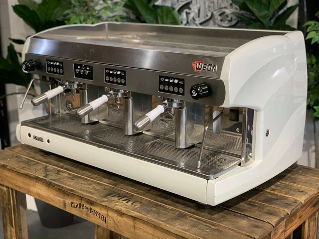 Wega Polaris 3 Gruppi Bianca Tazza Alta Macchina Caffè Espresso... 7