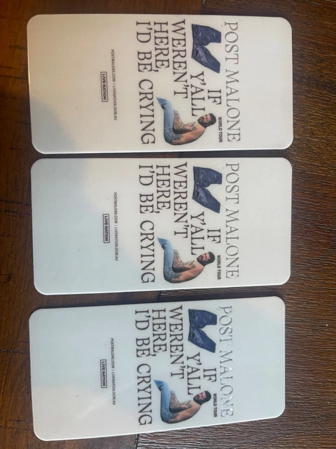 Post Malone Melbourne General Admission Collector Ticket