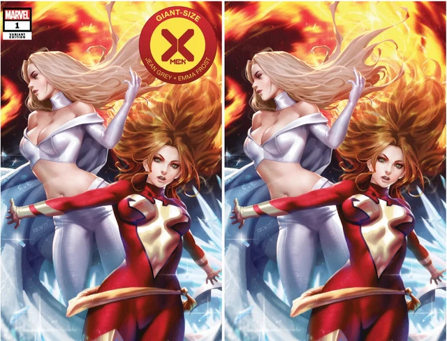 Giant Size X-Men Jean Grey & Emma Frost 1 Derrick Chew Virgin Variant 2 Pack Set