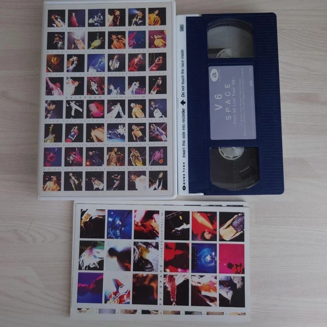 V6　LIVE FOR THE PEOPLE　VHS V6 LIVE FOR the People VHS with concert footage, Japanese