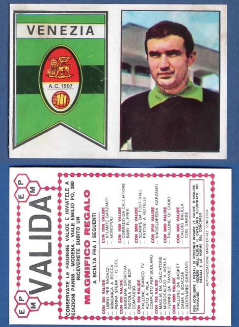 Carte D'équipe AS Roma Album Collection Patuzzi 1965-1966 Originale Avec écusson - Occasion Collector