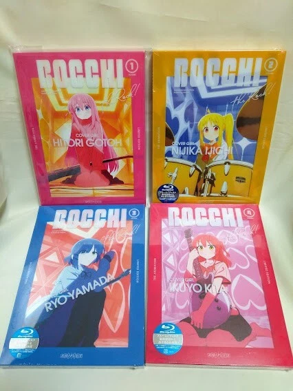 BOCCHI THE ROCK ! Vol.1 Vol.2 Vol.3 Vol.4 Blu-ray Soundtrack CD Booklet Sticker