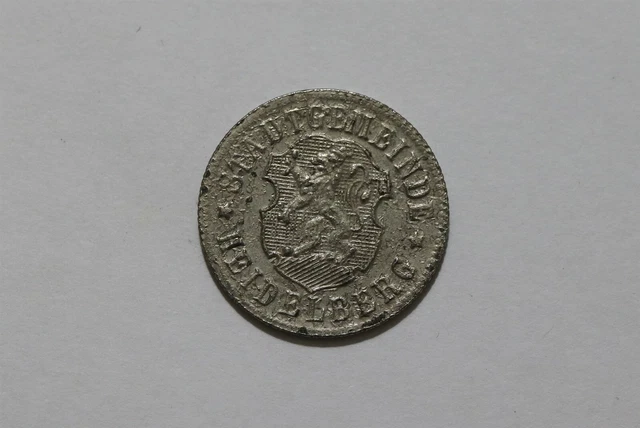 Germany War Money Token 50 Pfennig Heidelberg Iron B34 #Z737