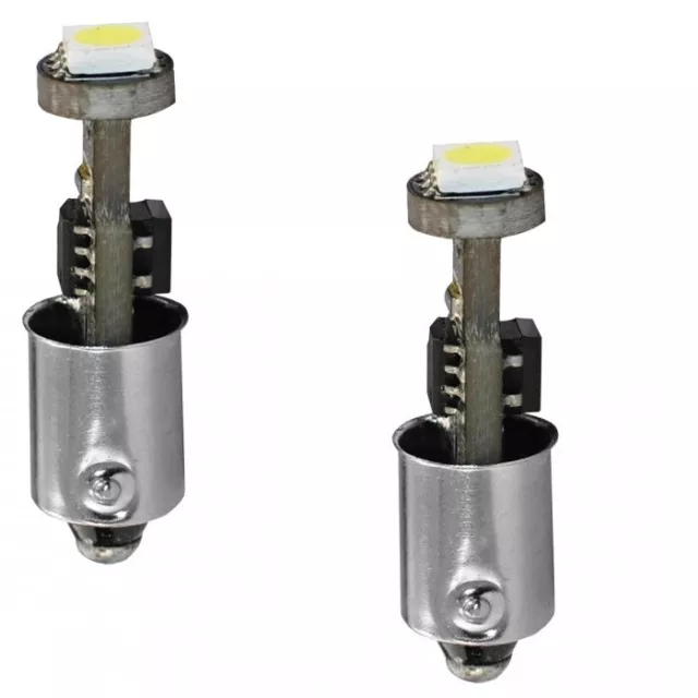 2x ampoule 12v 4w ba9s led 3 x SMD 5050 Canbus Blanc Interieur Voiture Habitacle