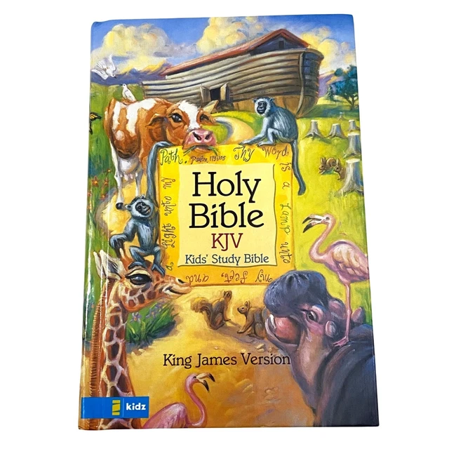HOLY BIBLE KJV Kids Study Bible King James Version Zonderkidz Hardcover ...