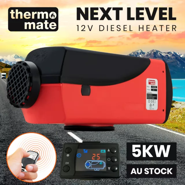 Diesel Heater 12V Caravan Camper Trailer Van Air Motorhome 5kW Volt Parking RV