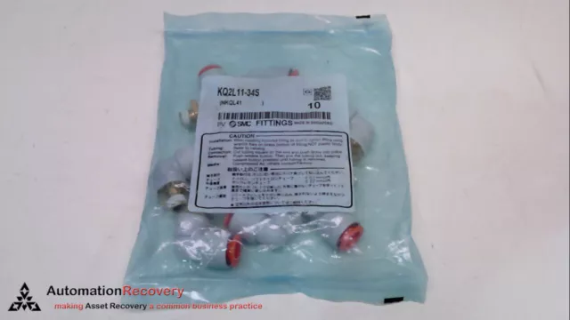 Smc Kq2L11-34S  - Push-In-Fittings, 90 Degree, Tube Diamet, See Desc #314086