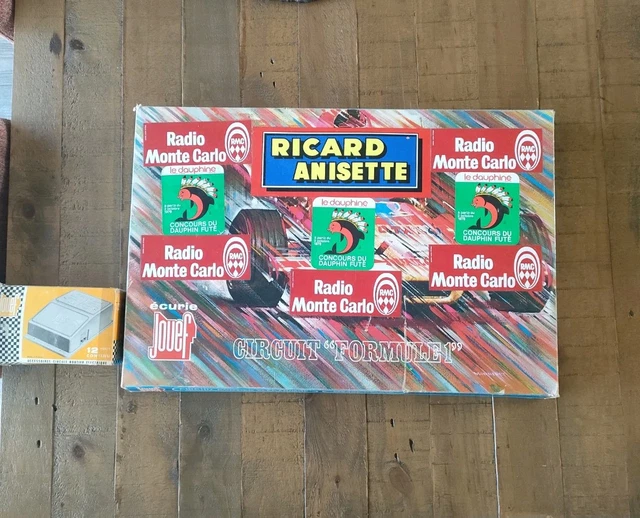 Circuit électrique Formule 1 Jouef - Ricard Anisette / Monte Carlo - Vintage Rare