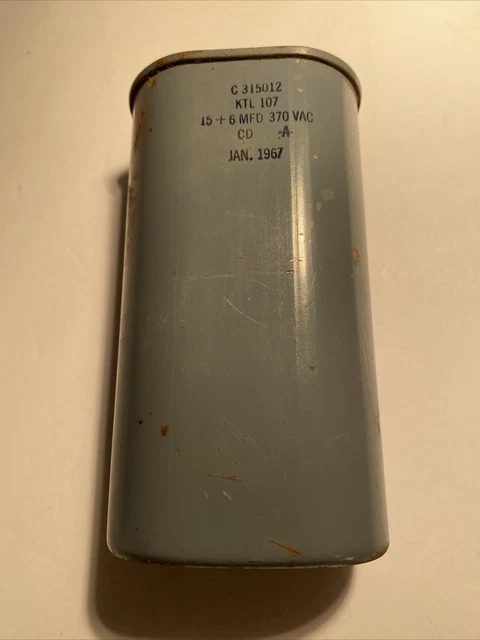 Capacitor C 315012 KTL 107 370 VAC 1967 IL