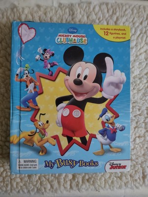 mickey mouse clubhouse my busy book playmat & figures