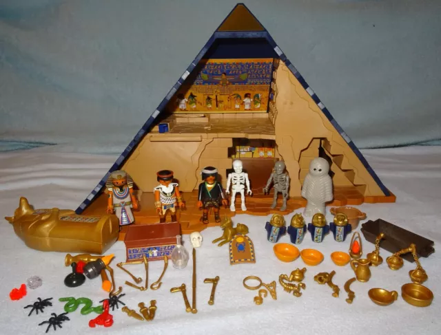 Playmobil 5386 History Pharaoh's Pyramid with Hidden Tombs + Traps Complete  VGC