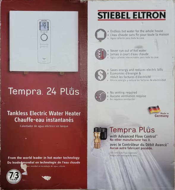 New Stiebel Eltron Tempra 24 Plus (239222) Tankless Electric Water Heater