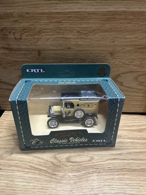 ERTL B206 1/43 Scale Die Cast Anheuser Busch Beer 1913 Ford Model T Delivery Van