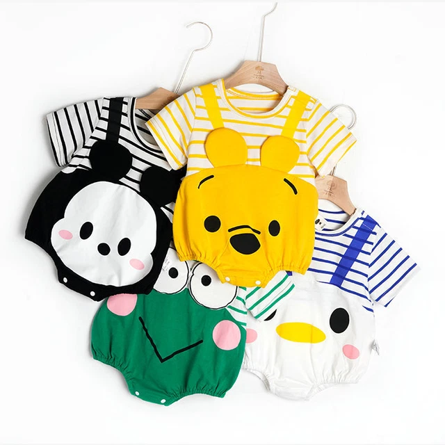 Newborn Infant Baby Boy Girl Kids Cotton Romper Jumpsuit Bodysuit Clothes Outfit