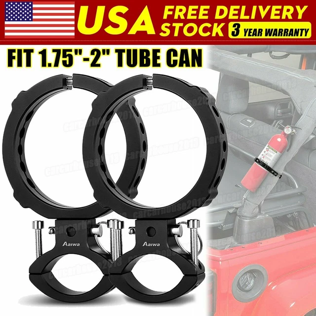 QUICK RELEASE FIRE Extinguisher Mount Fit 1.75"2" Tube Can For Jeep