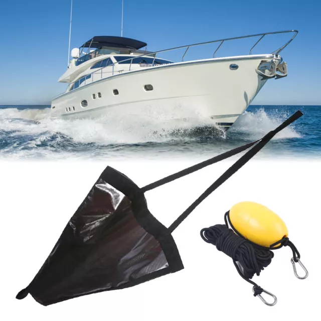 53" Drift Sock Sea Anchor Drogue w/ Kayak Throw Line fit for 26-30" Boat US