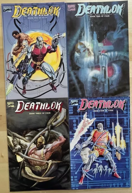 DEATHLOK #1-4 Marvel Comics (1990) 1st app Deathlok