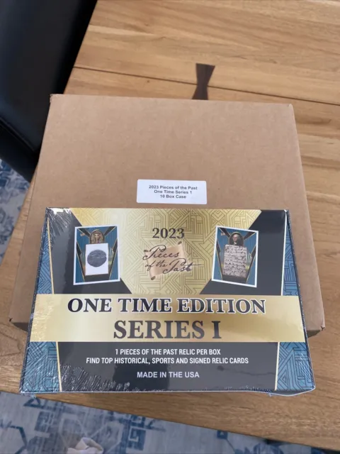 2023 Super Break Pieces of the Past One Time Series 1 Factory Sealed 10 Box Case