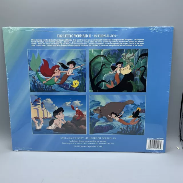 The Little Mermaid II Return to the Sea Exclusive Lithograph Disney Store