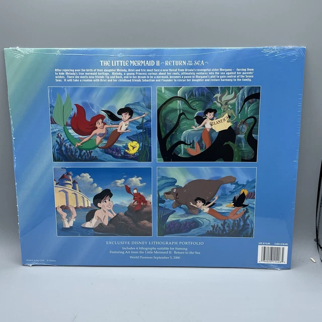 The Little Mermaid II Return to the Sea Exclusive Lithograph Disney Store The Little Mermaid II Return to the Sea Exclusive Lithograph Disney Store